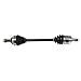 GSP NCV36533 CV Axle Shaft Assembly - Left Front (Driver Side), black/silver