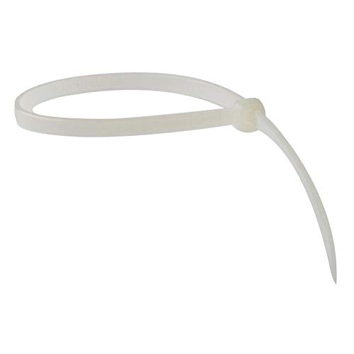 ForgeFix Cable Ties, Clear, 4.8 x 368 mm - Image 2