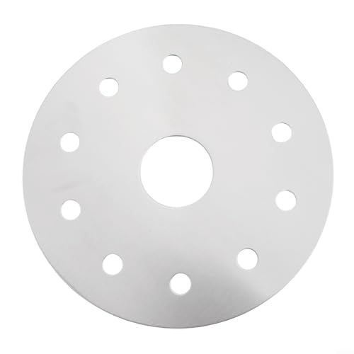 Eawfgtuw Diffuseur de chaleur en acier inoxydable pour plaque de cuisson à induction - Disque adaptateur pour casseroles en verre - Batterie de cuisine non...