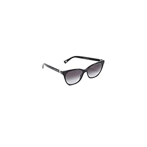 Marc Jacobs Women’s Marc 336/S Cat Eye Sunglasses, Black/Gray Shaded, 56mm, 16mm