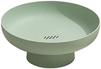 Candy Plate Nordic Cookies Home Organizer Living Room Snack Rack Storage Trays Fruit Basket Table Decoration Food Storage Dish(Green)