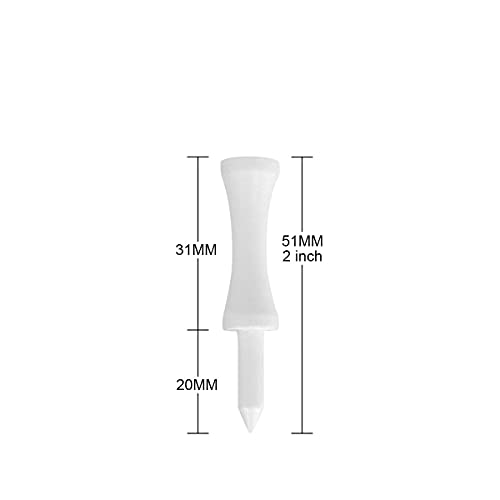 LIKOSO-tee-de-Golf-de-Bamboo-100-Piezas-51MM-Blanco