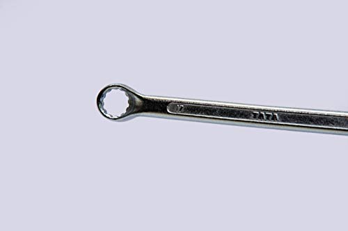 Image of AGRICO TATA SMR513 8-Piece Ring Spanner Set (6mm-22mm), Double Headed Metric Wrench Set, Matte Finish with Rust Preventive Coating, Anti-Slip Grip, Heavy Duty Tool for Mechanical & Automotive Use