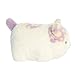 Aurora® Adorable Spudsters™ Cassie Daisy Cat™ Stuffed Animal - Round Shape Makes for Comforting Cuddles - Perfect for Kids All Ages and Animal Loving Adults - Purple 10.5 Inches