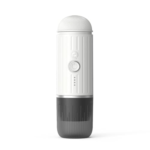 NJTHNTJR Mini Cafetera de Cápsulas 2 en 1, Portátil, Compatible con USB, con Cápsulas y Café Molido, Intensidad Ajustable