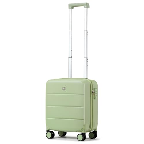 [Hanke] スーツケース 機内持ち込み手荷物 キャリーケース 座席下に放置でき ハードタイプ TSA認証 軽量キャリバック（Sサイズ/青竹グリーン）