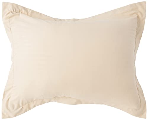 Image of Sweet Home Collection 8 Piece Bed in a Bag with Dobby Stripe Comforter, Sheet Skirt, and Sham Set, Twin, Beige, 8