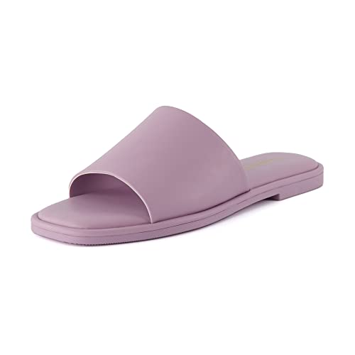 CUSHIONAIRE Women's Tudor slide sandal +Memory Foam, Wide Widths Available