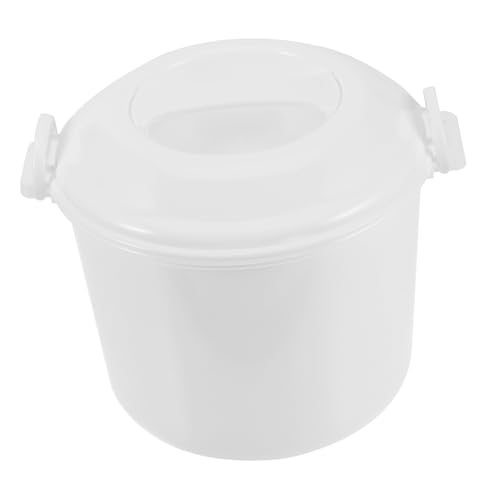 MAGICLULU 1Set Reusable Microwave Rice Cooker with Lid Multifunctional for Even Heating Cooking Container for Preparation and Fresh Food Retention