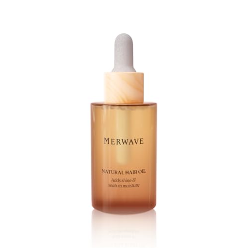 Merwave - Natural Oil For Wavy Hair Reduces Frizz Creates Longer Lasting Waves - 50ml (New Packaging)