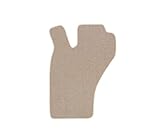 ► Premium Veloursfussmatte für Opel Calibra Turbo 4x4 Bj. 1989 – 1997 in beige. Lieferungsumfang - Fahrermatte (wie auf dem Billd).