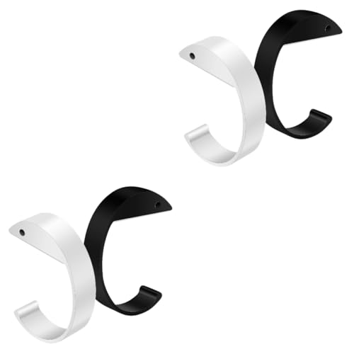 COLLBATH 2sets Table Purse Hook Handbag Hanger Desk Hanger Safe Clean Design 2pcs*2