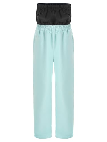 Boys Girls Waterproof Fleece Lined Snow and Rain Pants Long Windproof Trousers with Pocket Winter Warm2