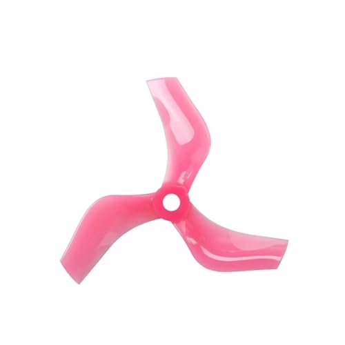 Hélice FPV D75 3 pales rose pour drone Cinewhoop arbre 5mm