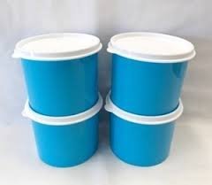 Tupperware Small Canister Gift 2箱セット　新品 Amazon.com: Tupperware Mini 2 Cup Snack Storage Canister SET of 4