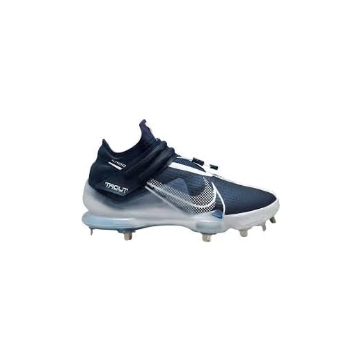 Nike Men's Force Zoom Trout 7 Pro Metal Baseball Cleats College Navy/White (us_Footwear_Size_System, Adult, Men, Numeric, Medium, Numeric), Navy/White, 10.5 UK