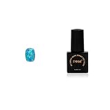 PINNI Esmalte de uñas en gel semipermanente con purpurina de colores pastel, colores dulces, pintauñas en gel para manicura de LED UV para decoración de uñas, 5ml, azul