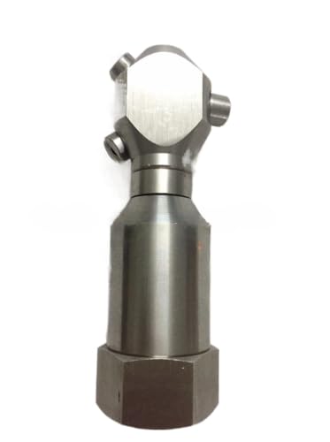 360 degree rotating spray tank hardened stainless steel washing nozzle- (1 of 2 inch)