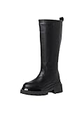 Obermaterial aus echtem Leder Tamaris Damen Stiefel 1-1-25615-29 001 weit
