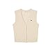 Lacoste Women's Sleeveless Cashmere Cardigan, Cream, 40