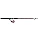 Shakespeare Tiger Catfish Mossy Oak Spinning Reel and Fishing Rod Combo with Tackle Pack, 9' 2-Piece Fishing Rod, Tubular Fiberglass Rod Blank Construction, Comfortable and Durable EVA Handle