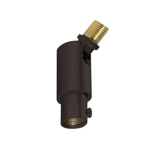 WAC Lighting H-L-J 120V Track Slope Ceiling Adapter Used When Mounting Suspension Kits on Slope Ceilings for Track Systems in Dark Bronze