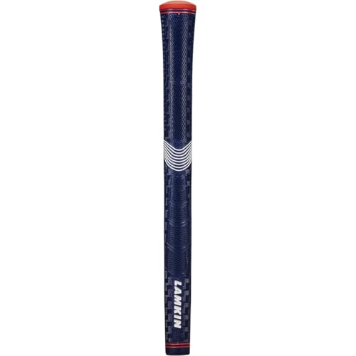 Poignée Lamkin Sonar + bleue standard pour club de golf et swing précis