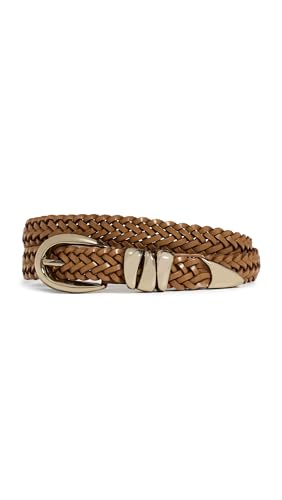 Madewell Women's Woven Triple Metal Keeper Belt, Light Caramel, Brown, XL - XXL