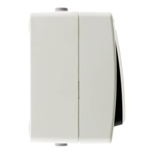Zenitech - Wyłącznik Dwukierunkowy 10A IP54 Aquae - Czarny - Wodoodporny Wyłącznik Zewnętrzny - Szybkie Podłączenie z Automatycznym Zaciskiem - Idealny do Ogrodów - Sterowanie z Dwóch Lokalizacji
