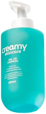 Creamy Skincare Gel de Limpeza 200ml | Limpa Profundamente, Sem F...