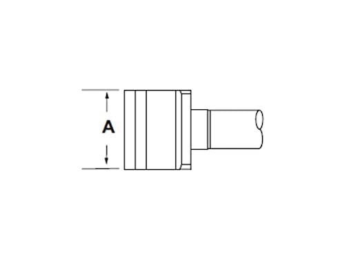 Metcal SMTC-860 Series SMTC Hand Soldering Rework Cartridge for Ceramic and High Thermal Demand Application, Blade, Long, 10mm Tip Size