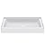 PROFLO PFSB4834 Morenci 48" x 34" Rectangular Shower Base with Single Threshold and Center Drain - White
