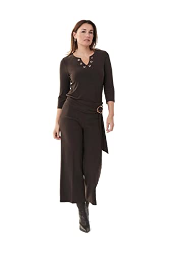 Joseph Ribkoff Tunic Top Mocha #TOP3