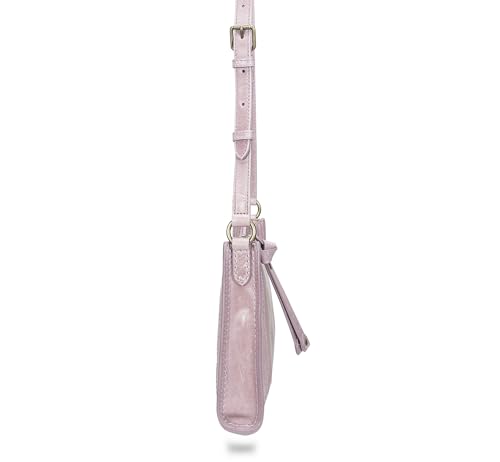 Image of Frye Women's Melissa Zip Crossbody Bag, Stylish Handbag with Adjustable Strap & Pockets