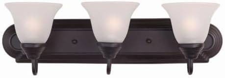 Maxim Essentials-3 Light Early American Bath Vanity in Early American style-24 Inches Wide by 7 inches high-Oil Rubbed Bronze