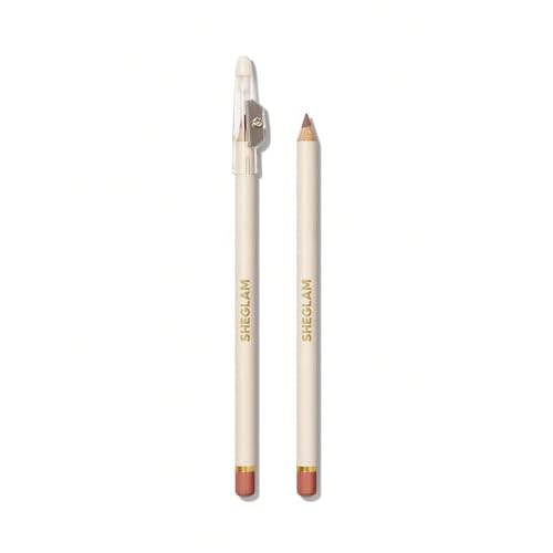 SHEGLAM Lip Facts Lip Liner Highly-Pigmented Pencil For Shaping & Sculpting Lips Long-Lasting Creamy Make Up-Neutral