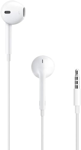 Apple EarPods Headphones, Wired Ear Buds with Built-in Remote to Control Music, Phone Calls, and Volume - Retail Packaging (3.5mm Aux)