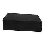 OSALADI 4 Stück Von Hand zerreißbares Schwammfutter Packschaum auseinander Schaumstoffeinlage Bastelschaumblock Schifffahrtsbedarf Schaumstoffplatte Polsterschaum Black