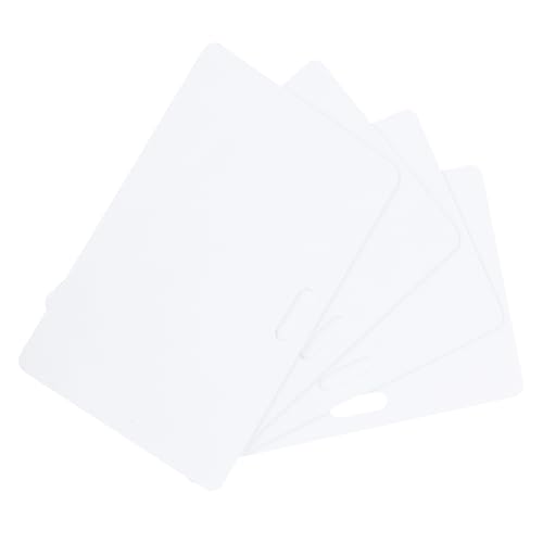 Cartes vierges en PVC 20 mm avec fente pour créer facilement vos badges d'identification