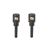X AUTOHAUX 2pcs 3B9955985A Windshield Washer Sprayer Nozzle Single Hole for VW Passat Tiguan for Skoda for Seat Arosa