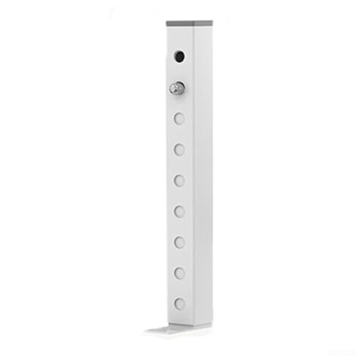 Honseadek Barriera di sicurezza per bambini con ringhiera in metallo regolabile, dispositivo di protezione anti-caduta per finestre scorrevoli, strumento di installazione e sicurezza (1 pezzo da 25 cm