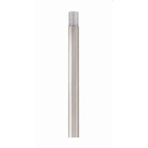 Image of Livex Lighting 56050-34 Accessory - 12 Inch Extension Rod, Brushed Silver Finish