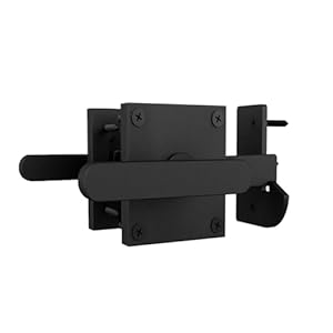 Yugshnkfc Edelstahl-Zaun-Vorhängeschloss mit Stahlbügeln