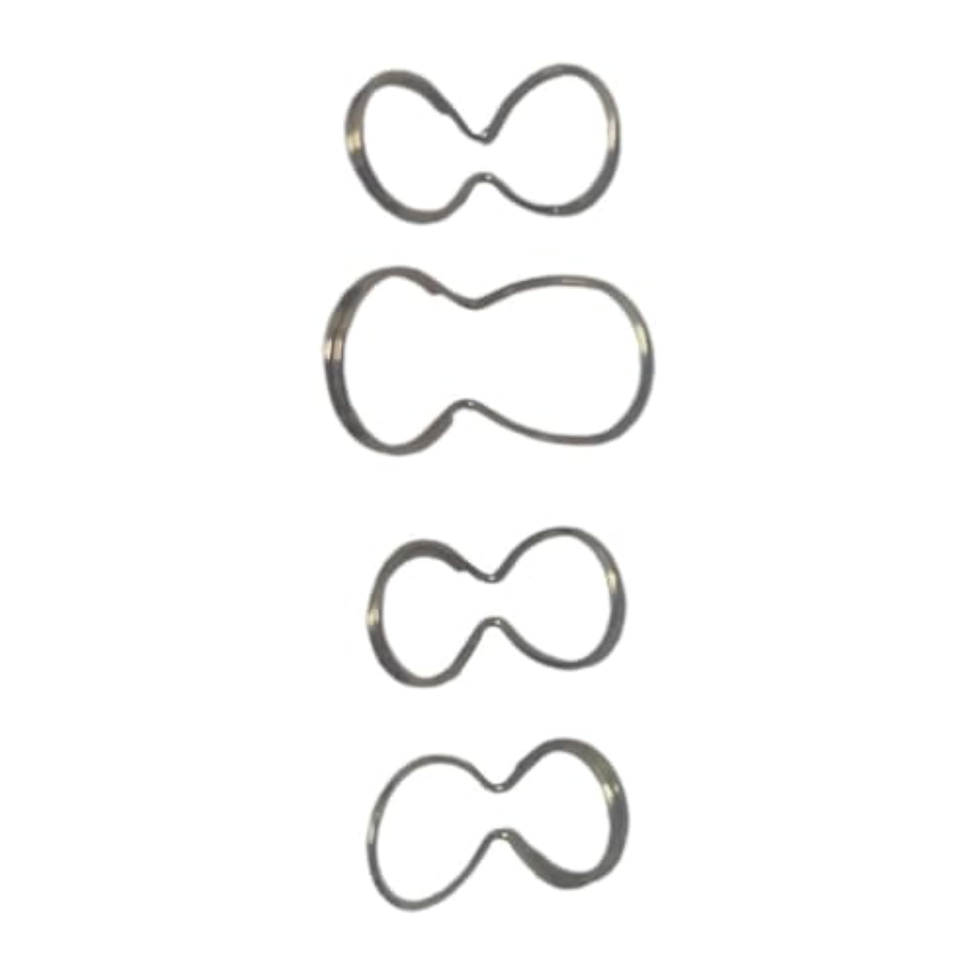 4Pcs Adjustable Metal Thumb Index Finger Guitar Picks, Gold
