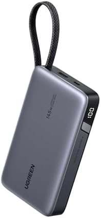 UGREEN Nexode Batería Externa Portátil 20000mAh de 145W con Cable...