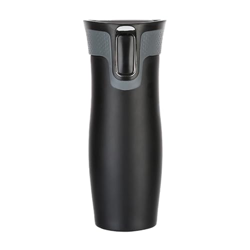 Botella de acero inoxidable – de acero inoxidable de 420 ml, botella deportiva fácil de abrir para hombres, mujeres, estudiantes y adultos