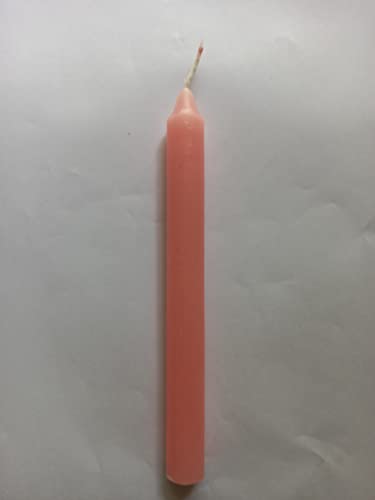vela palito 15cm - caixa com 50 velas (Rosa)