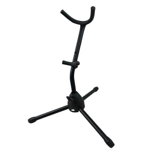 OFFSCH Saxophone Tripod Stand Holder and Portable Saxophone Stand for Alto Tenor Saxophone Ergonomic and Anti-slip Base Random Style