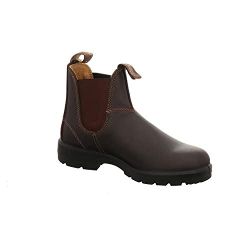 Blundstone 550 Unisex Chelsea Boots, Premium Water Resistant Leather with a Cushioned Midsole and Elastic Side For Men and Women, Walnut Brown 10 AU2