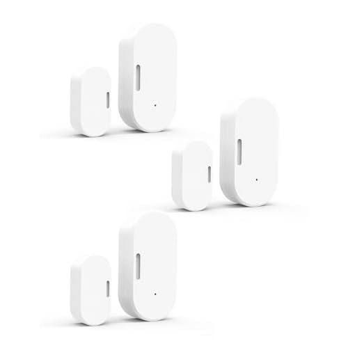 MOES ZigBee Door/Window Sensor with Light Detection (0-3000Lux) - Requires MOES ZigBee Hub, Mobile Status Monitoring, Historical Records, Low Battery